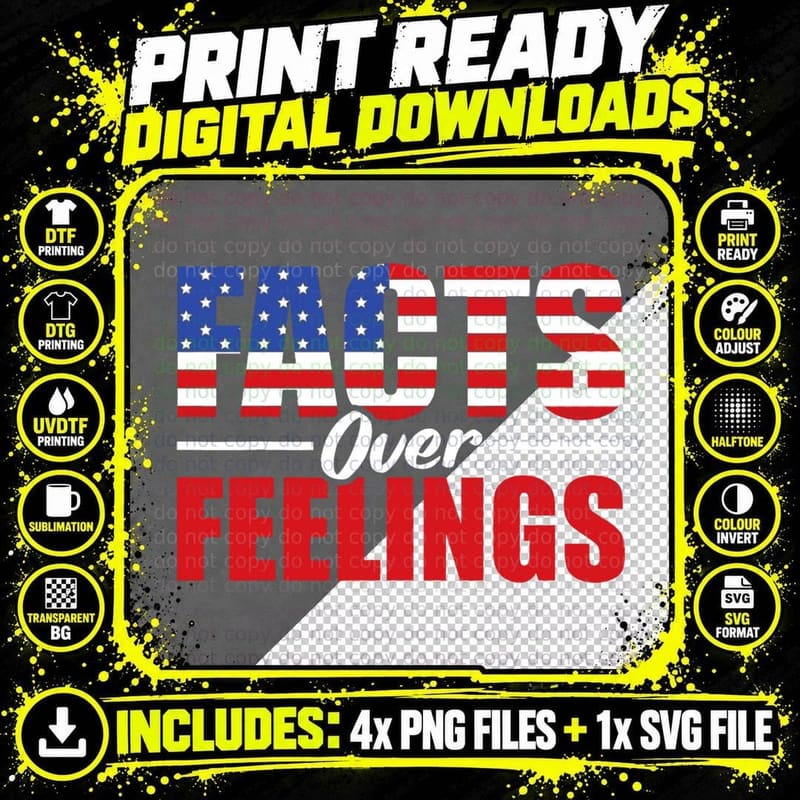 United States Conservative Politics US Flag Republican Png SVG Digital Bundle