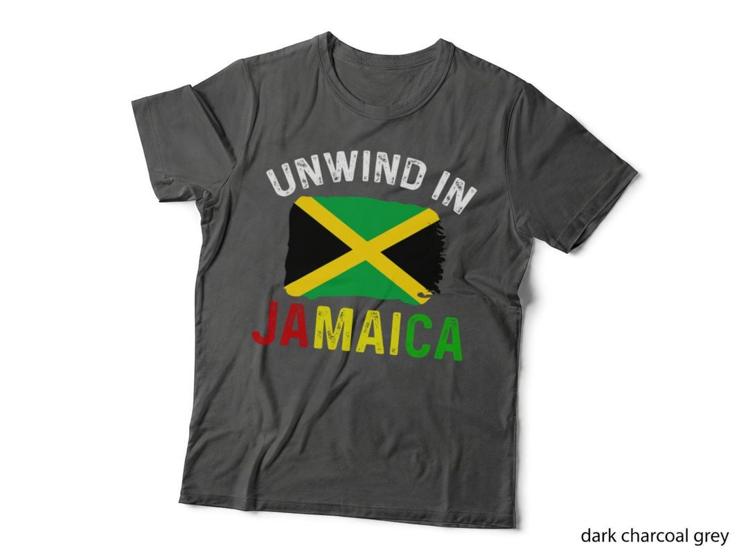 Unwind in Jamaica I Jamaican Flag T-Shirt