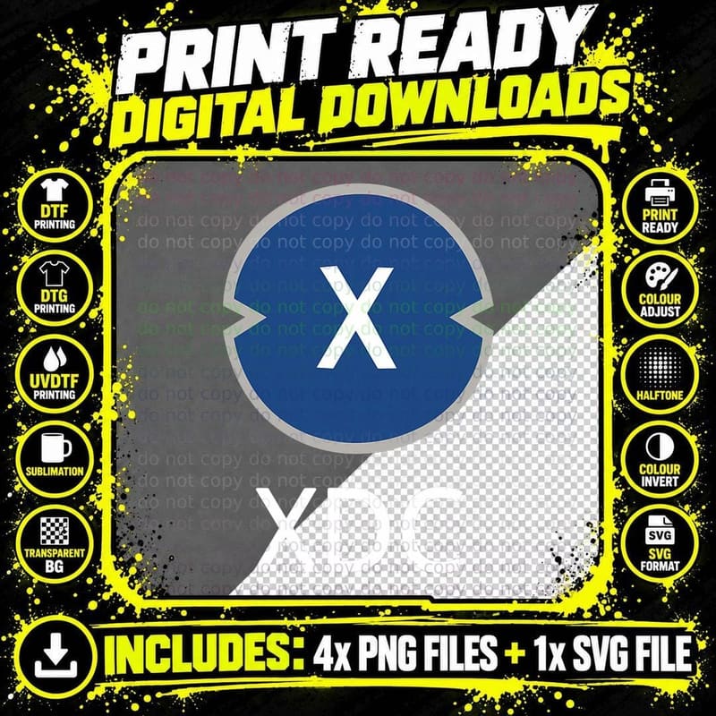 Xinfin Coin Cryptocurrency XDC Crypto T-Shirt Png SVG Digital Bundle