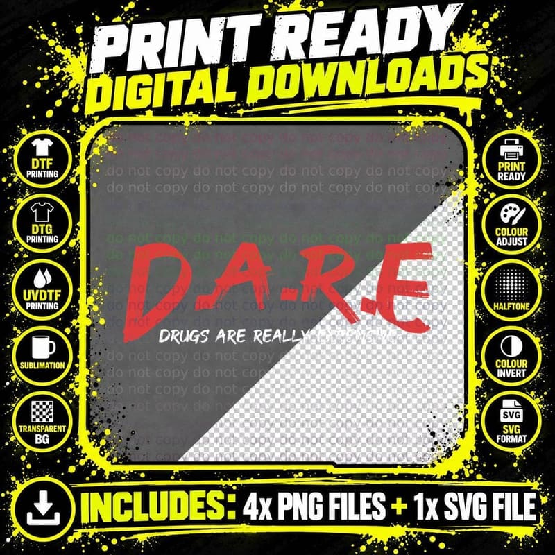 Dare Drugs Are Really Expensive T-Shirt Png SVG Digital Bundle