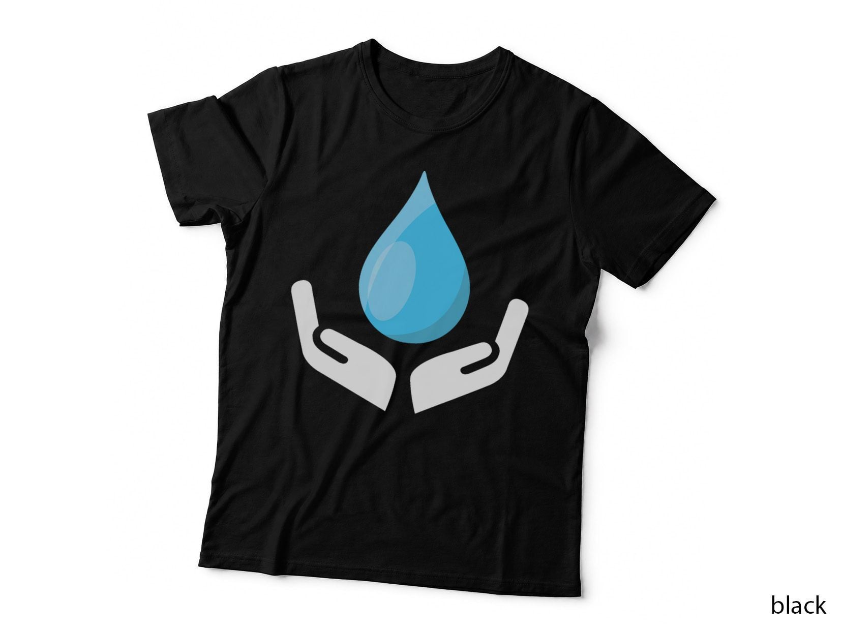 International World Water Day Hands with Waterdrop T-Shirt