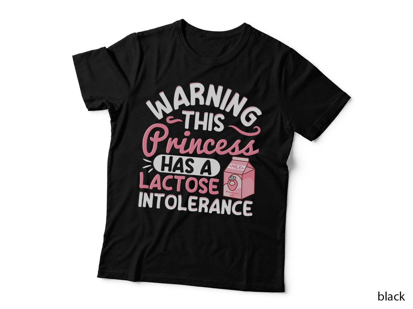 Lactose Intolerance Design for a Lactose Intolerant Girl T-Shirt