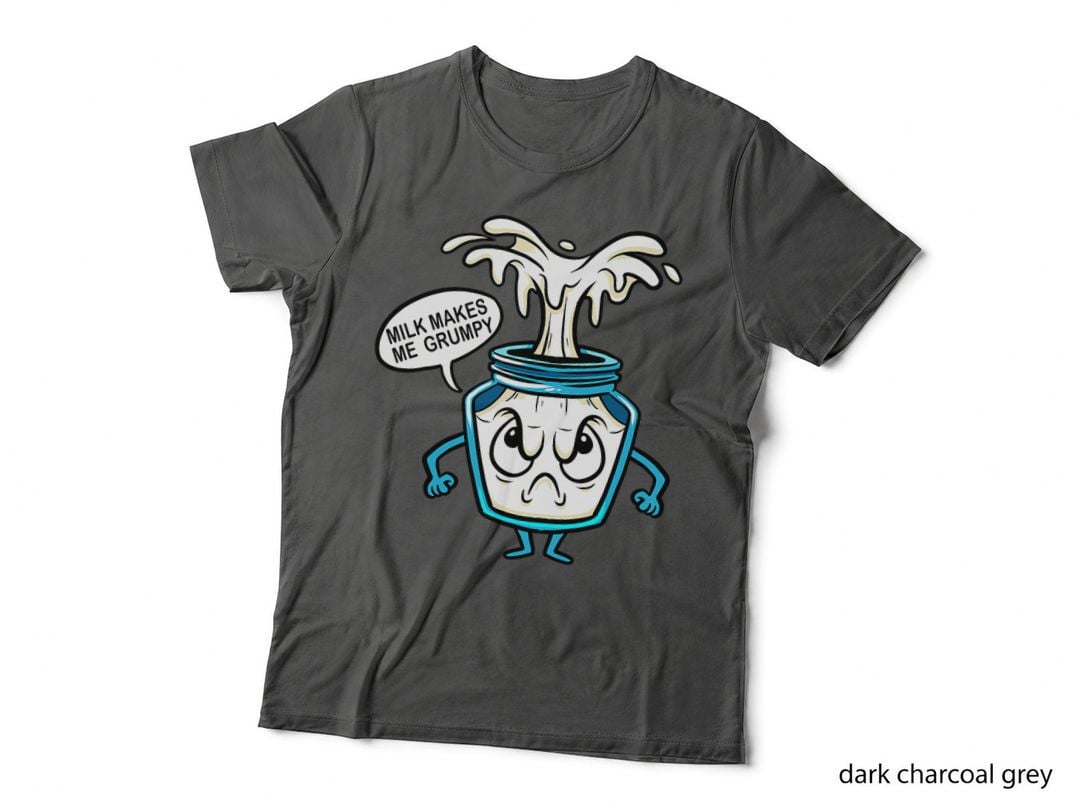 Milk Dairy Free Grumpy Milk Grumpy Lactose Intolerant T-Shirt