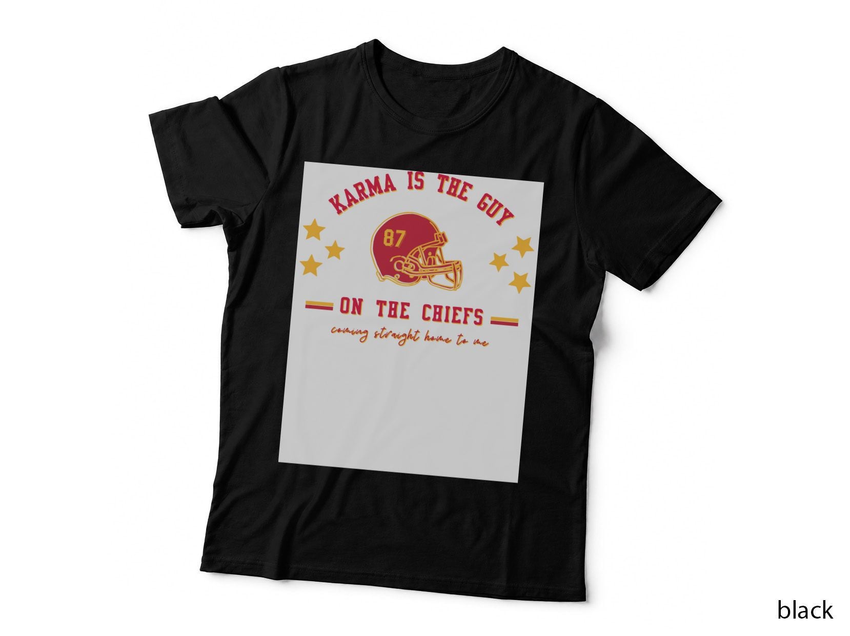 87 Karma Is the Guy on the Chiefs T-Shirt