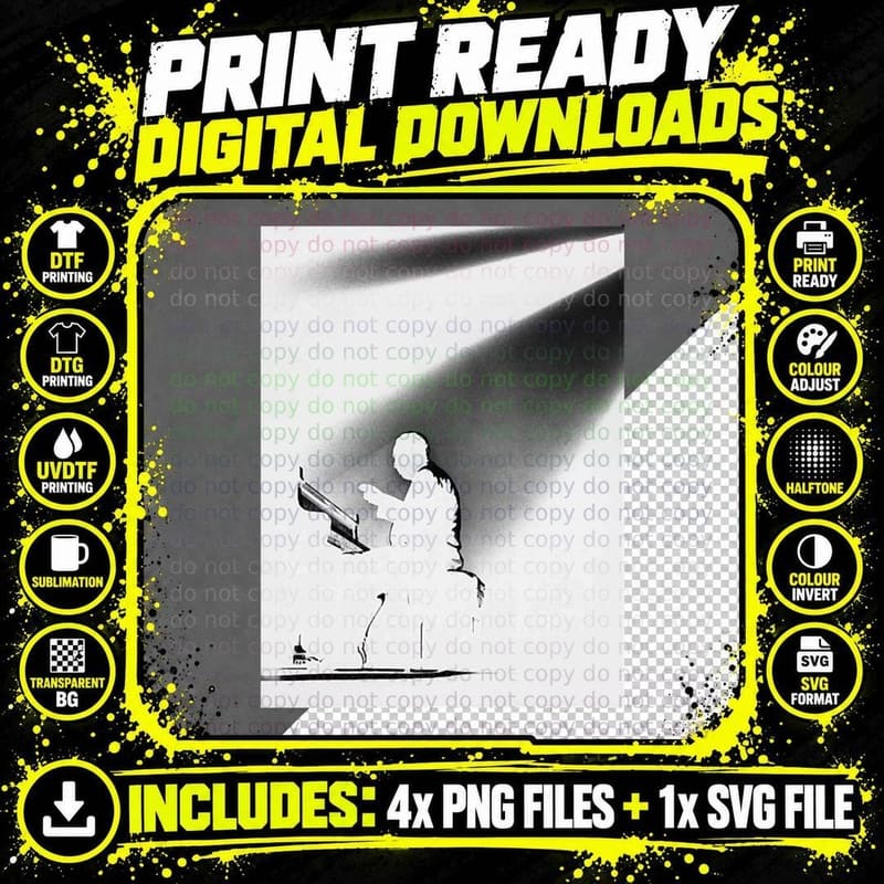 Ellington in the Spot Light T-Shirt Png SVG Digital Bundle