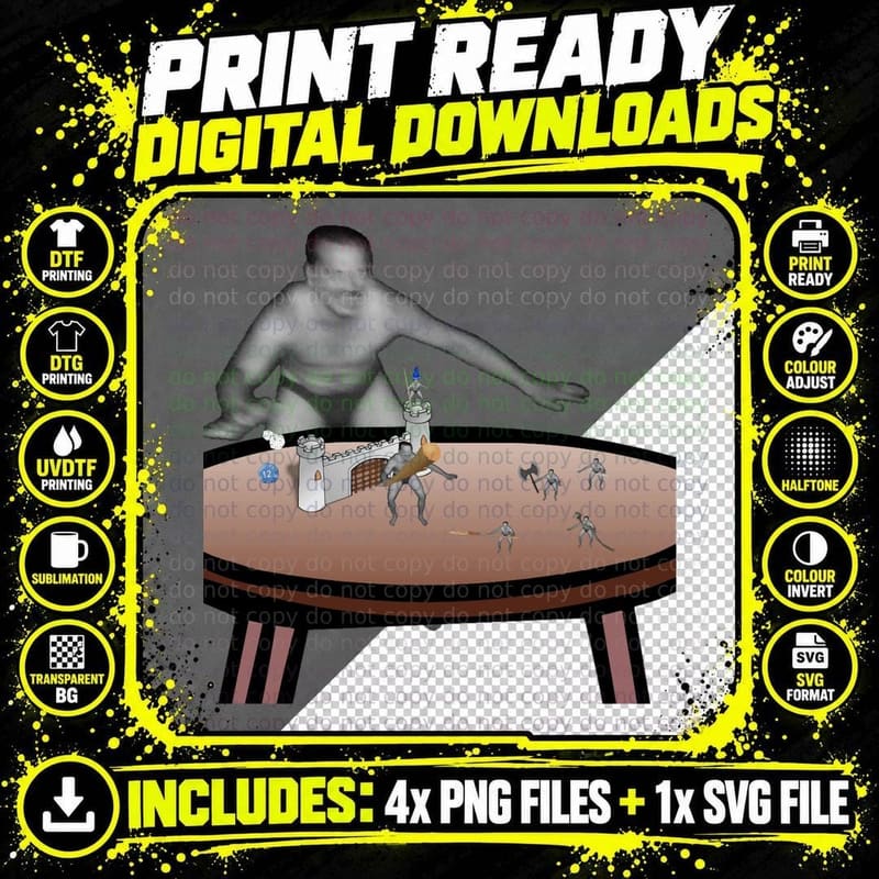 Game Mater in His Prime T-Shirt Png SVG Digital Bundle