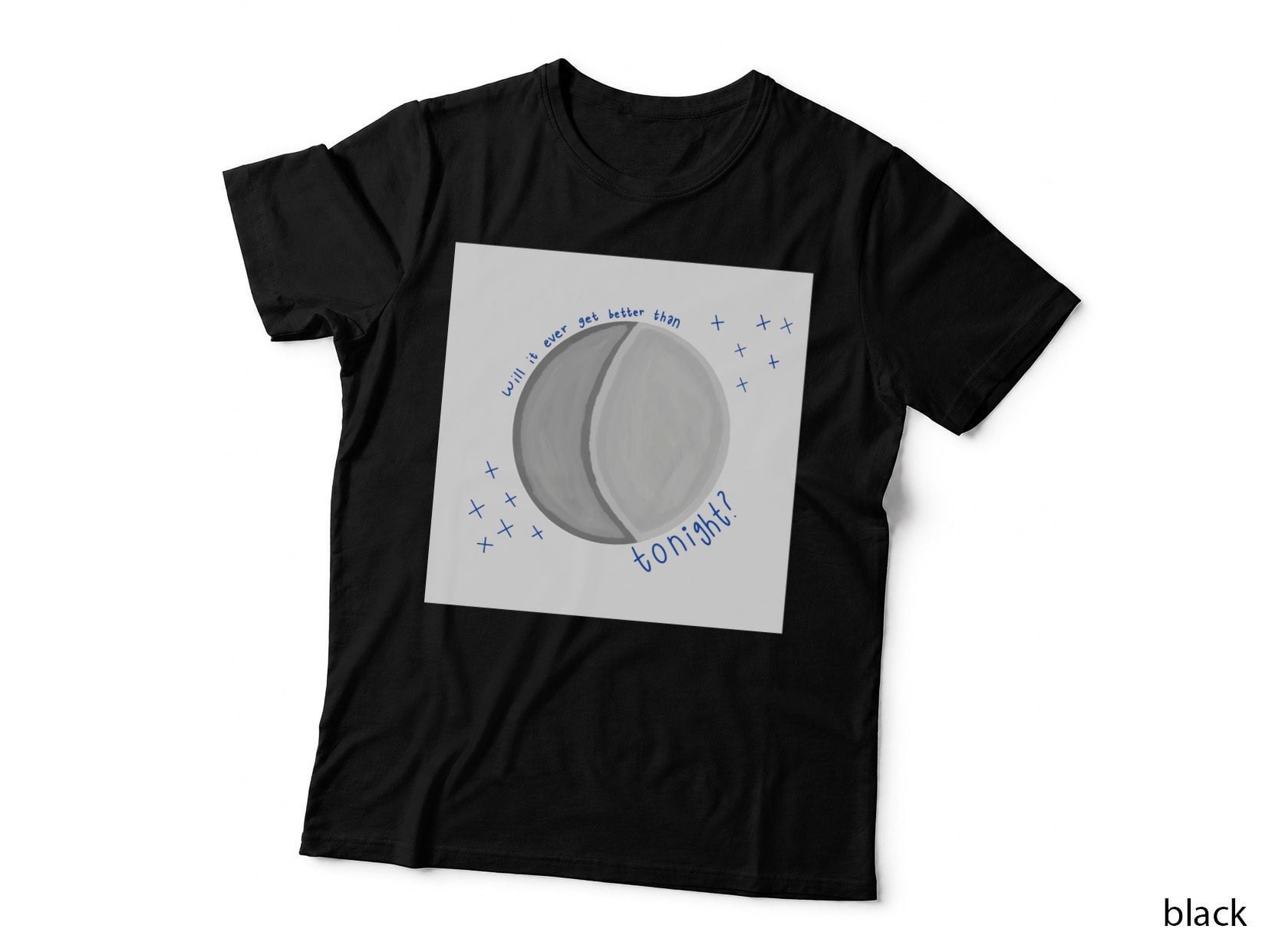 Glitter in the Air Moon T-Shirt