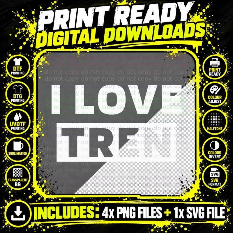 I Love Tren Trenbolone Anabolic Eater I Heart Tren1 Png SVG Digital Bundle