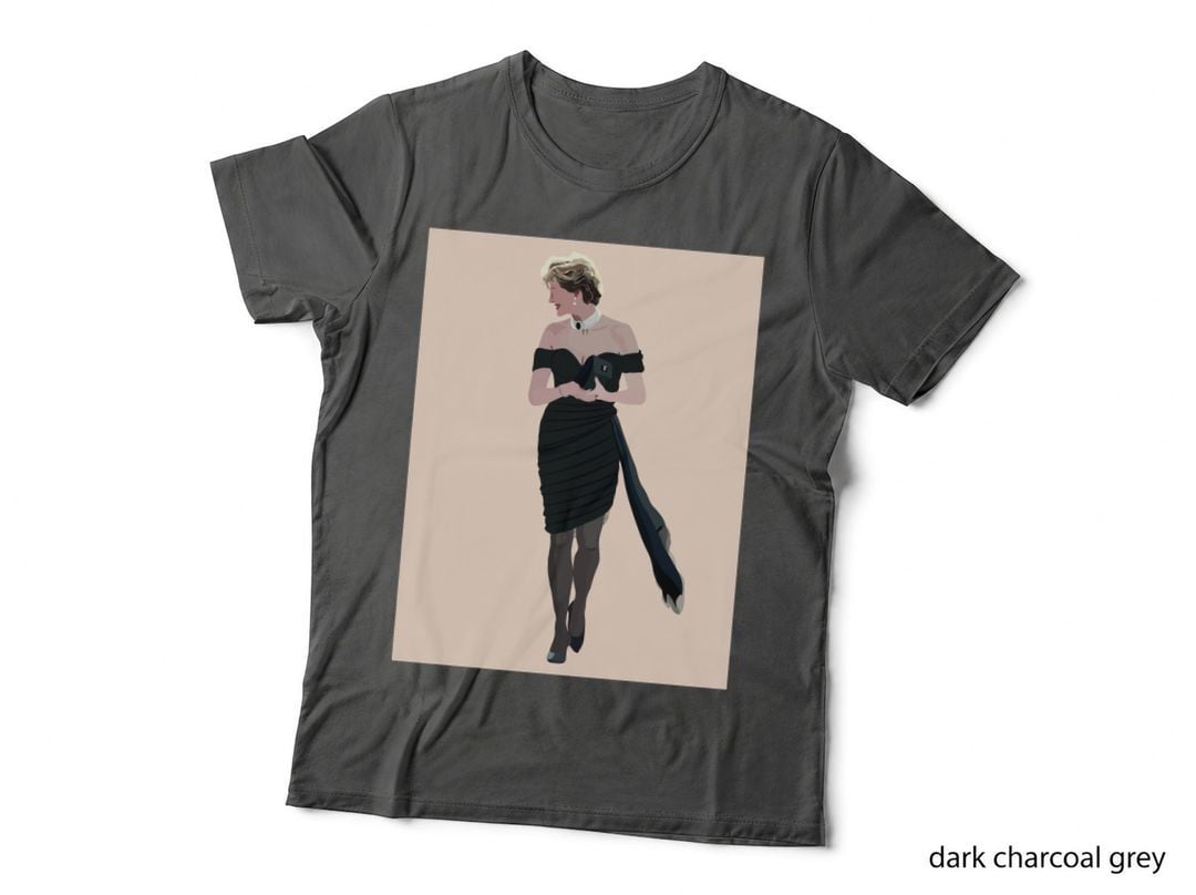 Princess Diana Illustration T-Shirt