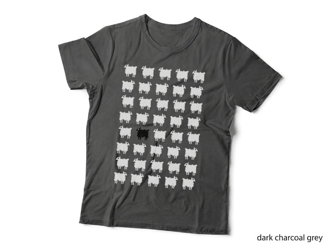 Princess Diana's Iconic Black Sheep Sweater Jumper Pattern Editon T-Shirt
