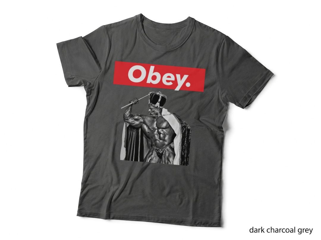 Ronnie Coleman Obey Ronnie Coleman Bodybuilding T-Shirt