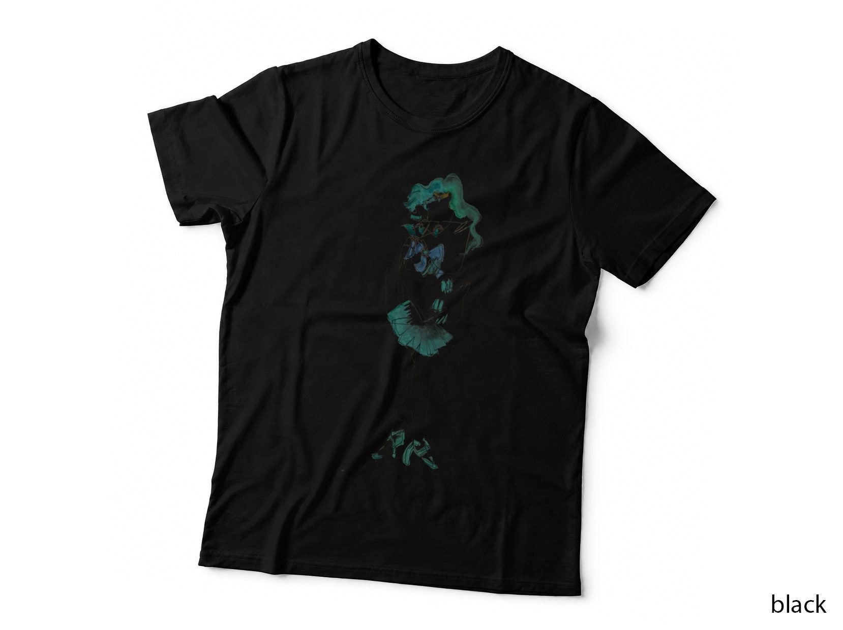 Sailor Neptune in Blind Contour T-Shirt