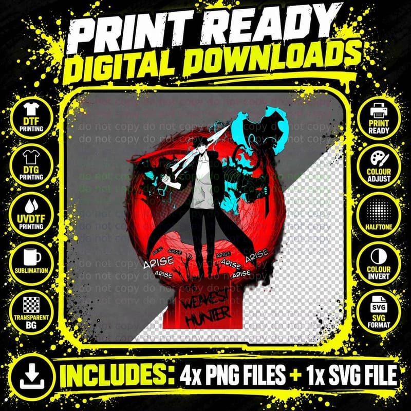 The Angry Hero T-Shirt Png SVG Digital Bundle