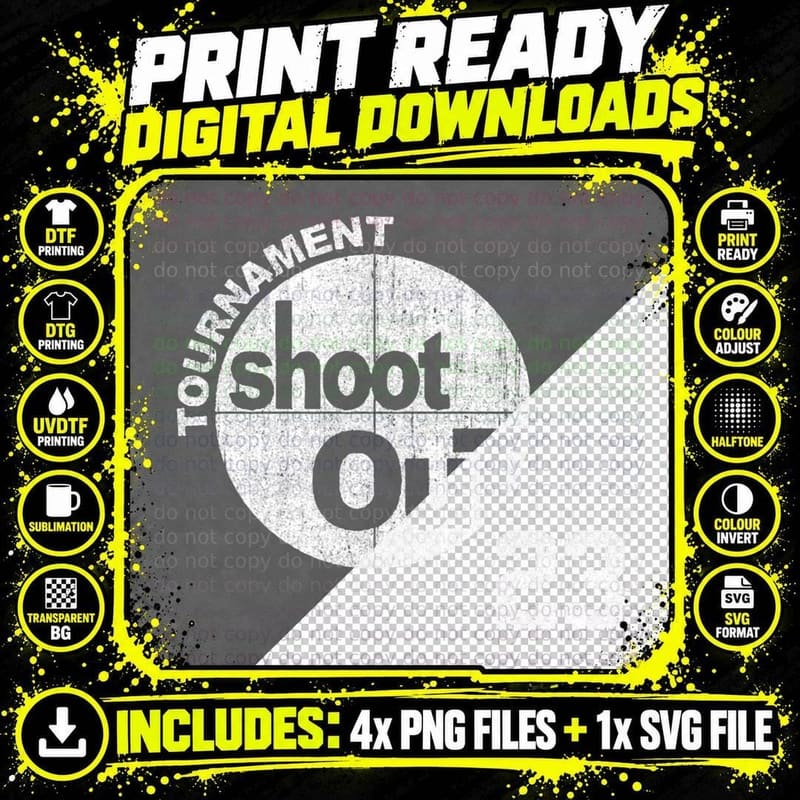 Tournament Shoot Out 23 - Motaw T-Shirt Png SVG Digital Bundle