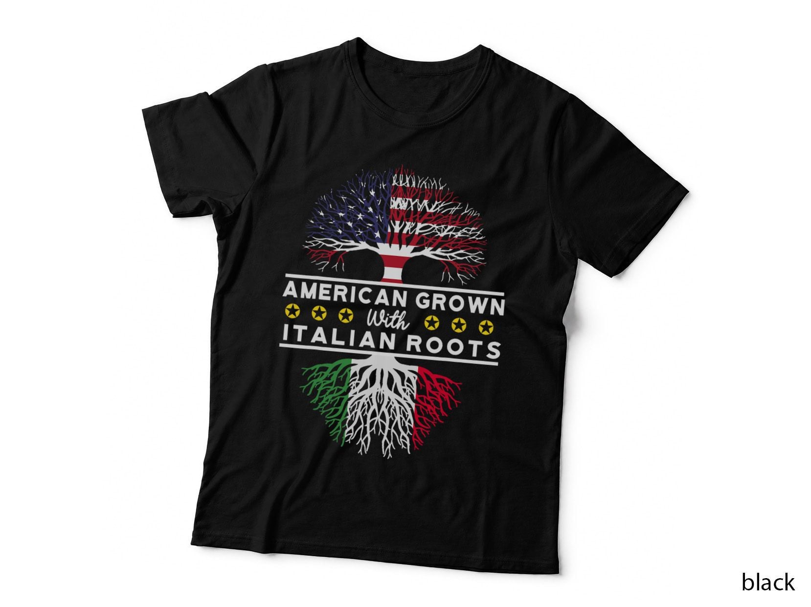 American Grown with Italian Roots - Italy T-Shirt