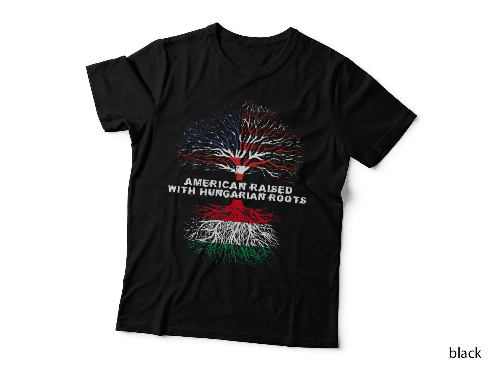 American Raised with Hungarian Roots Hungary T-Shirt