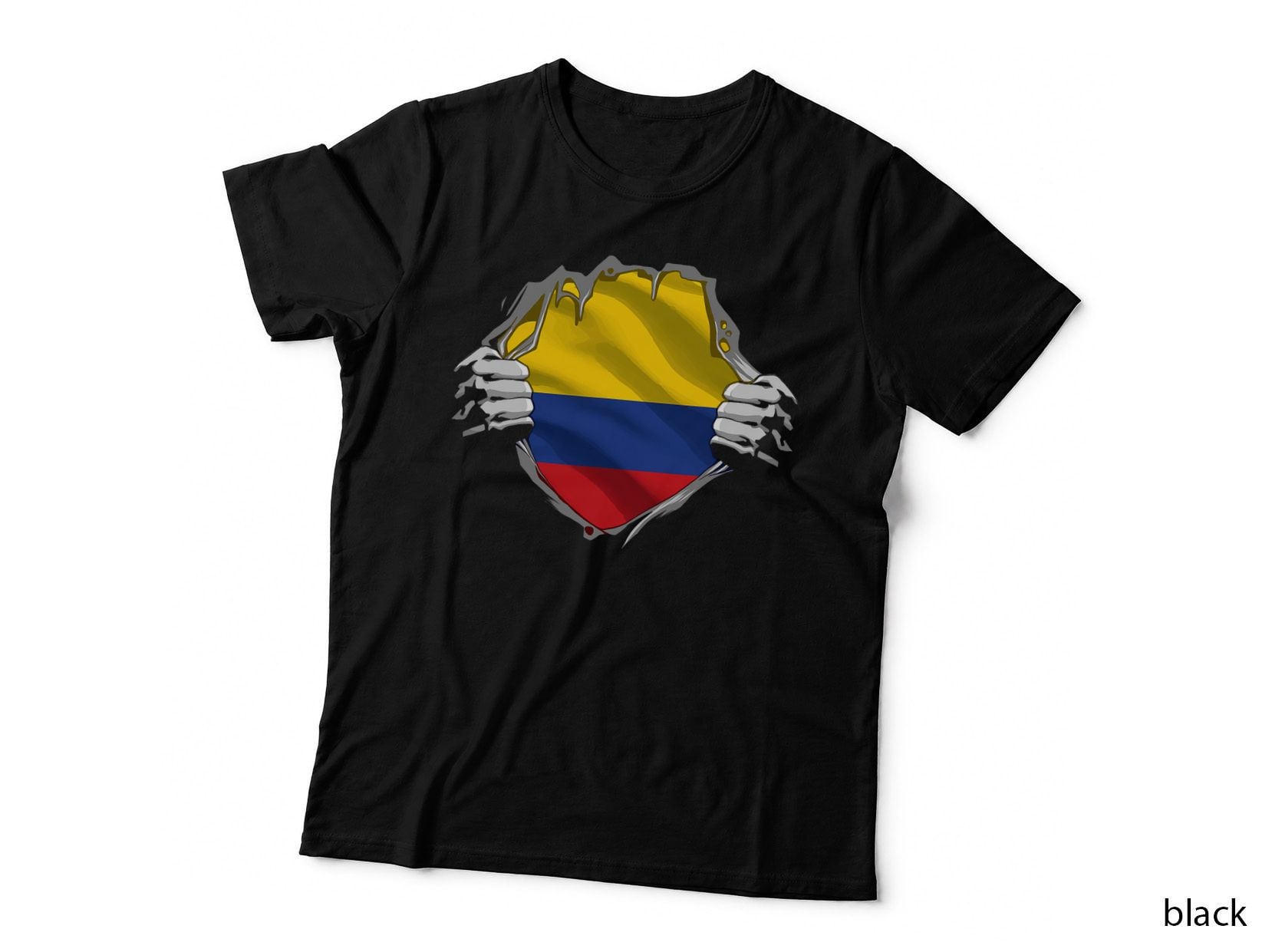 Colombia Colombian Flag Proud Colombia Country Roots T-Shirt