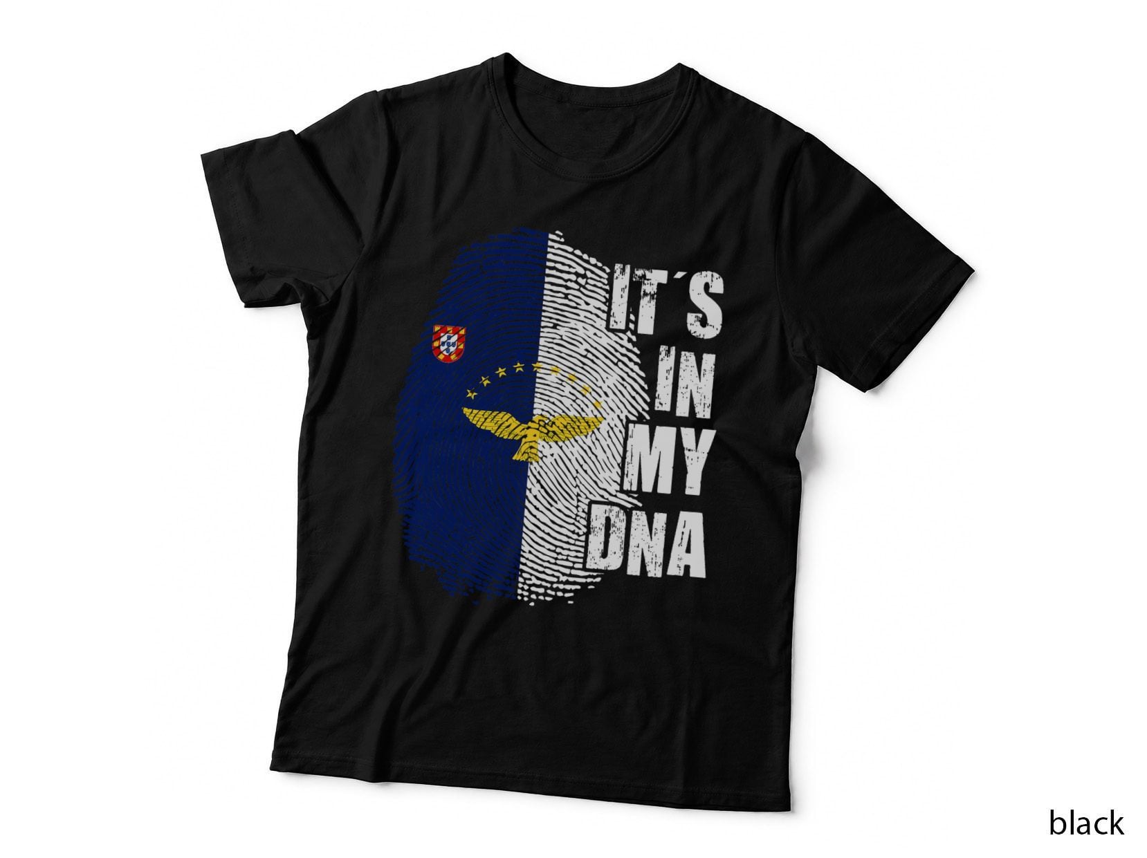 Its My DNA Azores Flag Portugal Patriotic Portuguese Roots T-Shirt