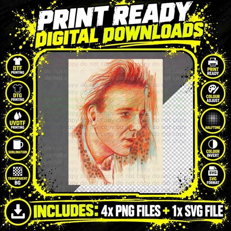 Matthew Perry Graphic T-Shirt, Celebrity Artwork Png SVG Digital Bundle