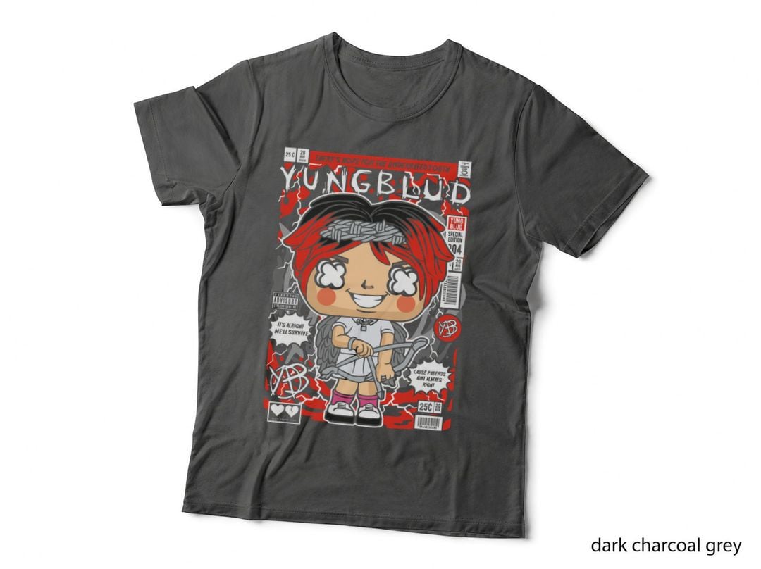 Yungblud Pop Culture Illustration Comic Book Cover T-Shirt