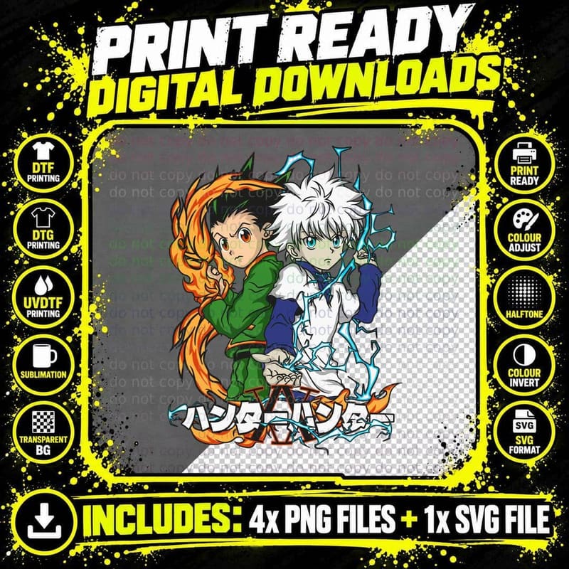 Adventure Group Japanese Text Three Characters Orange Png SVG Digital Bundle