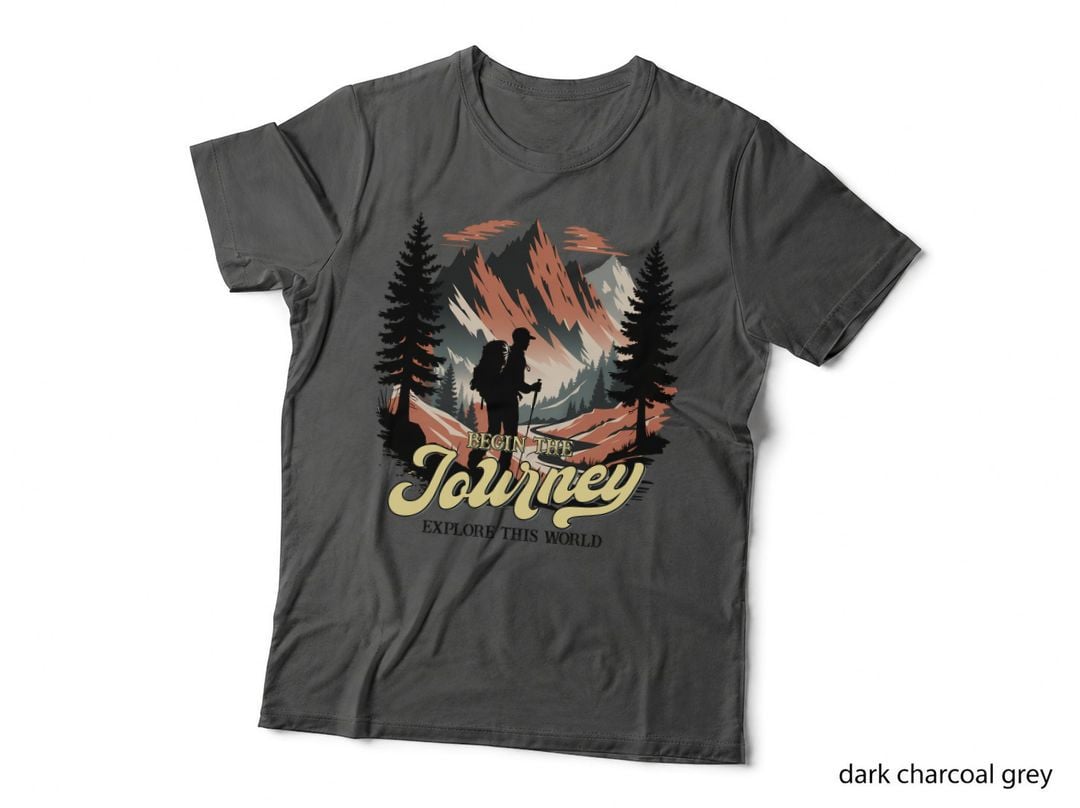 Begin the Journey Explore This World Outdoor Adventure T-Shirt