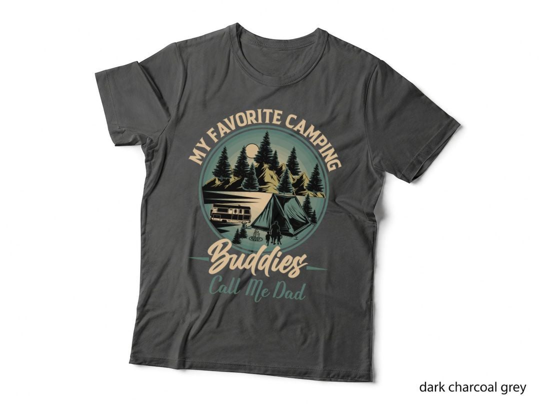 My Favorite Camping Buddies Call Me Dad Camping T-Shirt