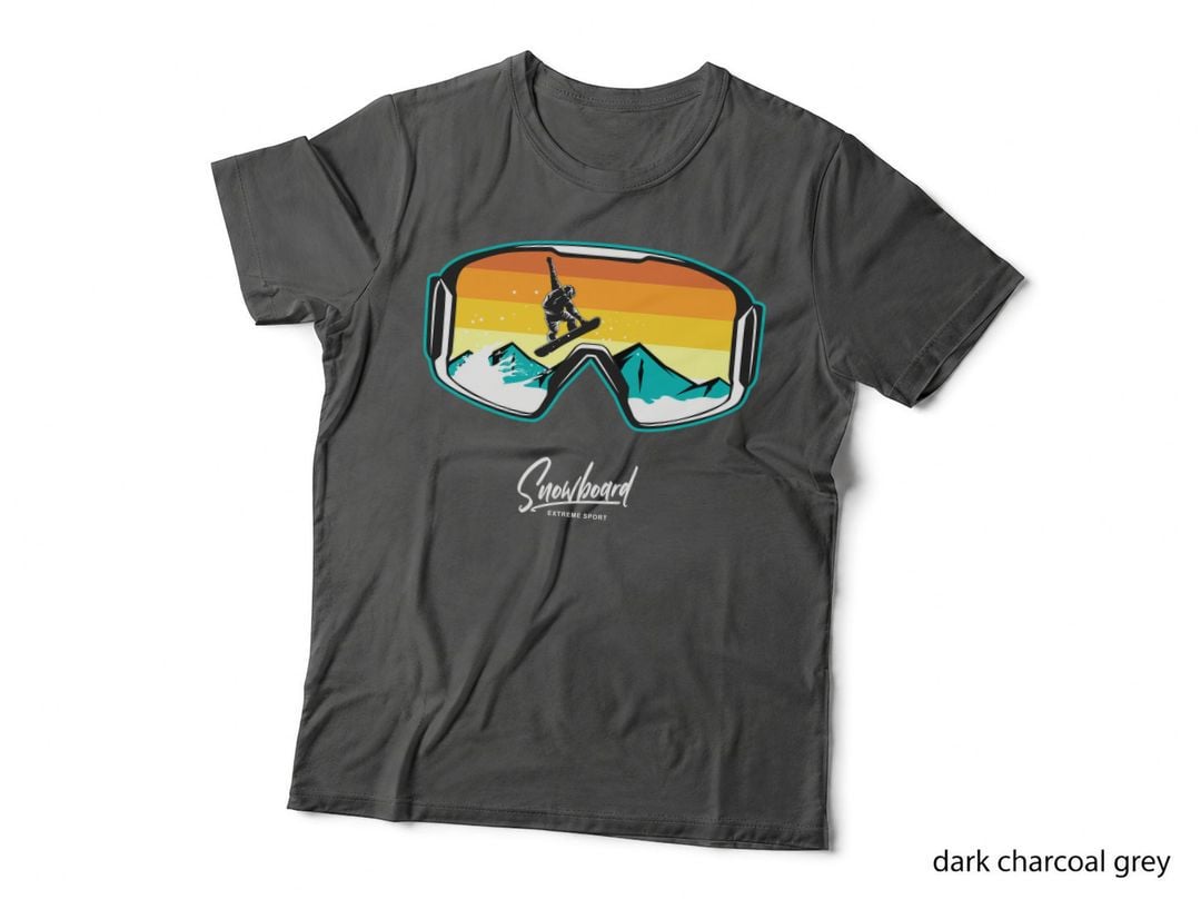 Snowboard Extreme Sport Snowboarder Goggles Mountain Snow T-Shirt
