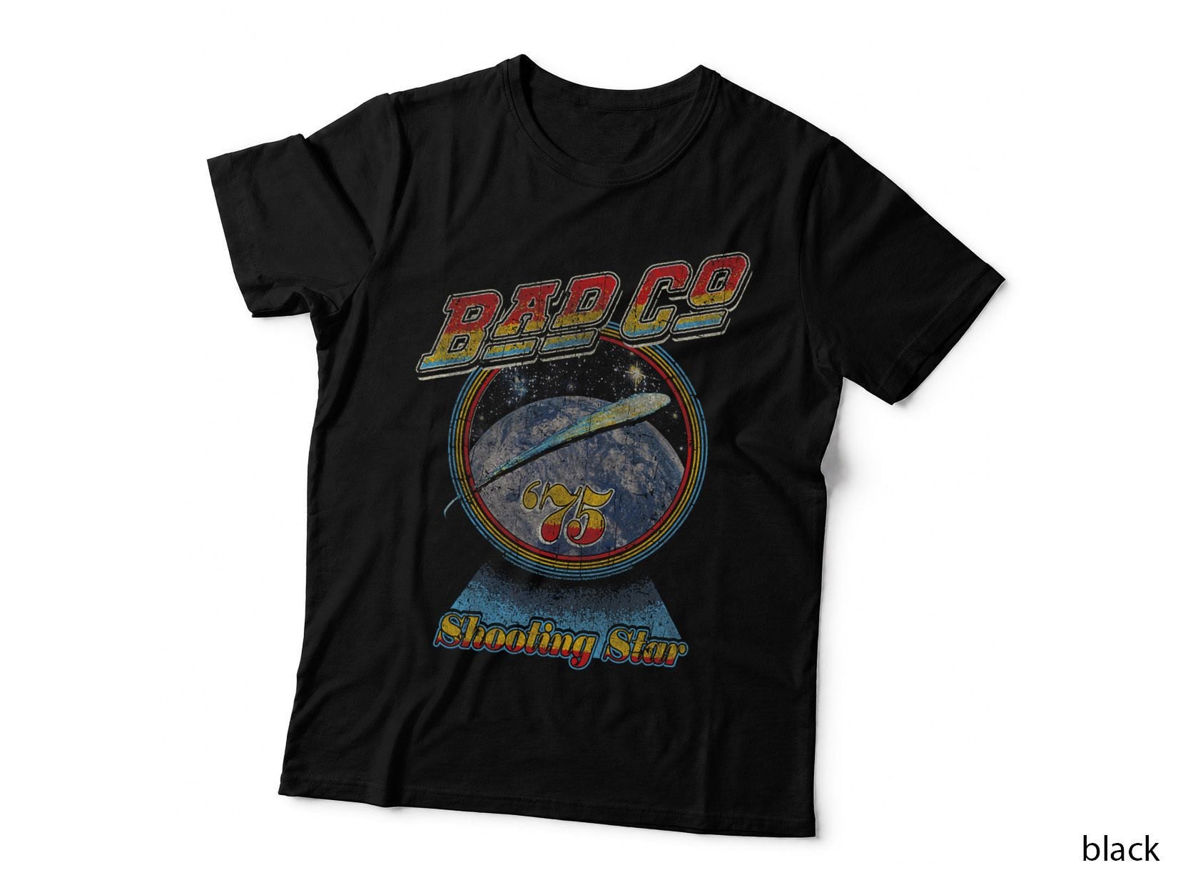 Bad Company - Shooting Star, Space Theme, Celestial, Night Sky T-Shirt
