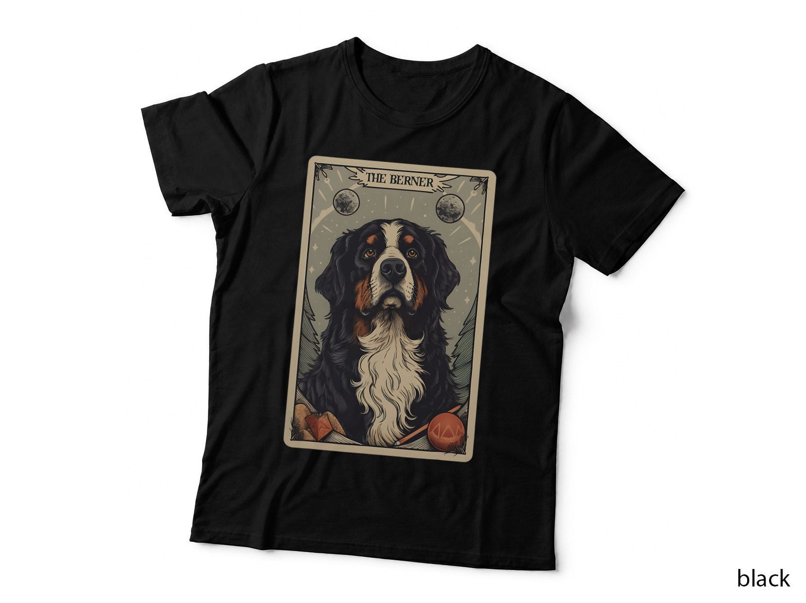 Bernese Mountain Dog Bernese Tarot Card T-Shirt