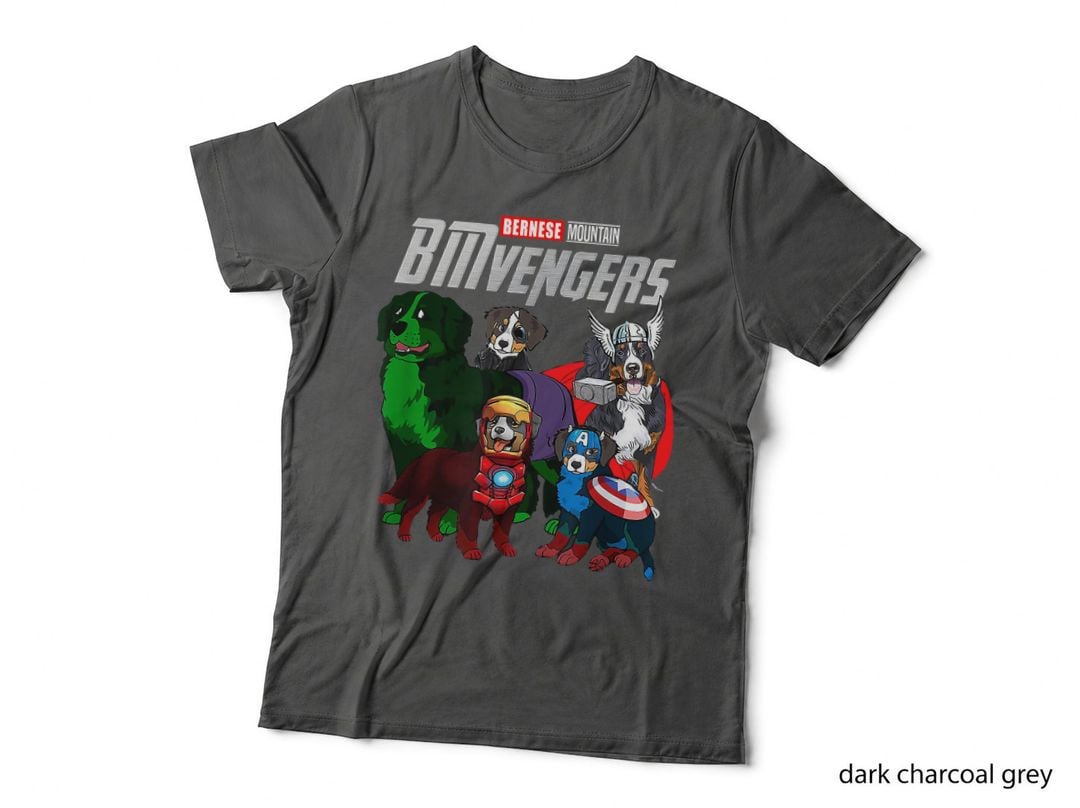 Bmvengers Superheros Bernese Mountain Dog Lovers Gifts T-Shirt
