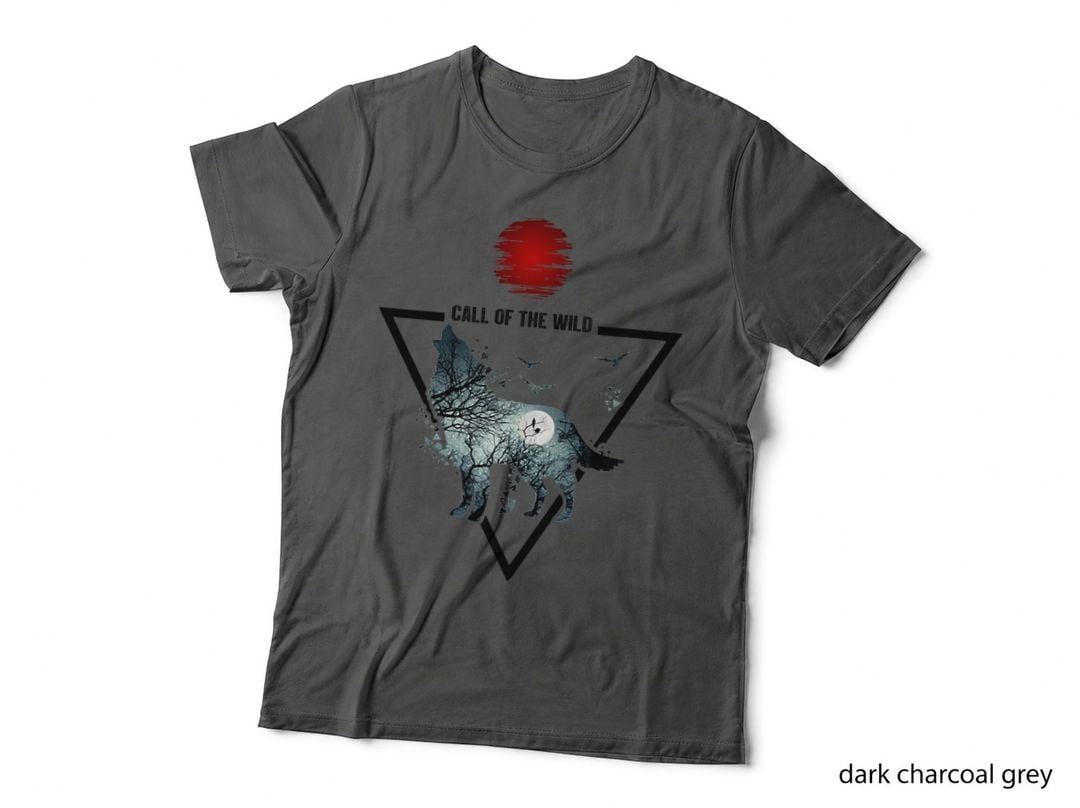 Call of the Wild Wolf Nature Lover, Outdoor Adventure T-Shirt