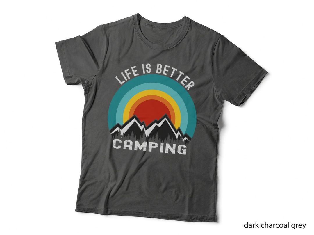 Camping Hiking, Camp Hike Wilderness Backcountry Camper Gift T-Shirt