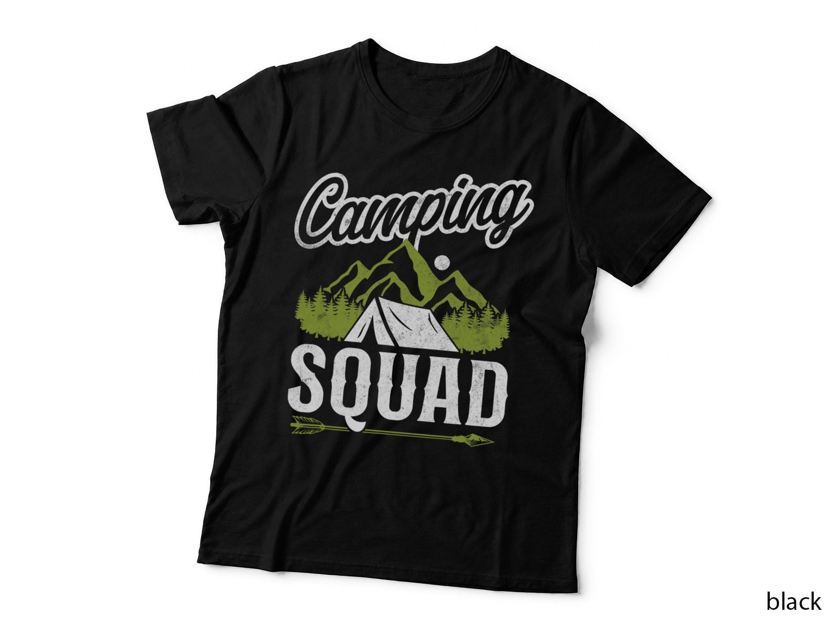 Camping Squad Tent, Outdoor Adventure Gear, Nature Lover Gift, Hiking T-Shirt