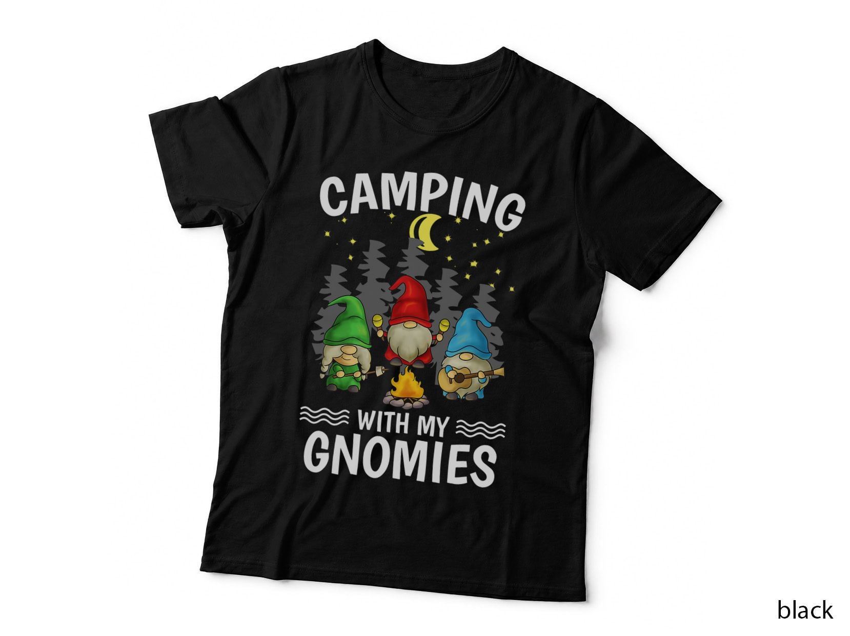 Camping with My Gnomies, Outdoor Adventure, Nature Lover Gift T-Shirt