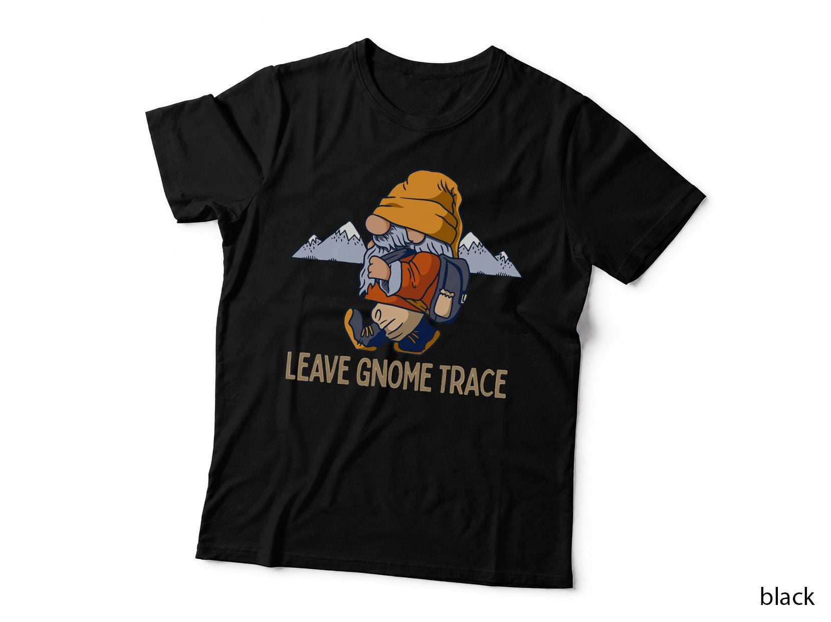 Cute Hiking Gnomes Mountain Lovers Camping Funny Gnome Pun T-Shirt