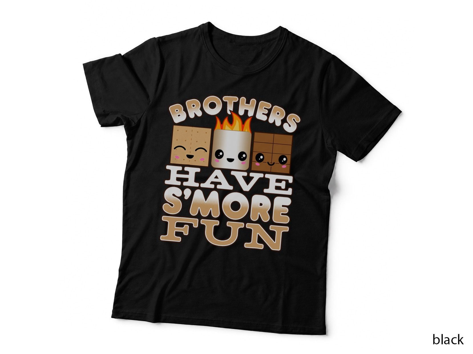 Family Camping Shirts for Boys Brothers Have S'more Fun T-Shirt