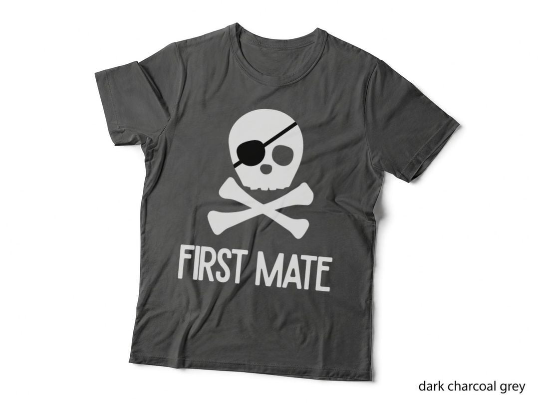 First Mate Pirate Shirt for Kids Family Pirate Shirts, Boys' Adventure T-Shirt