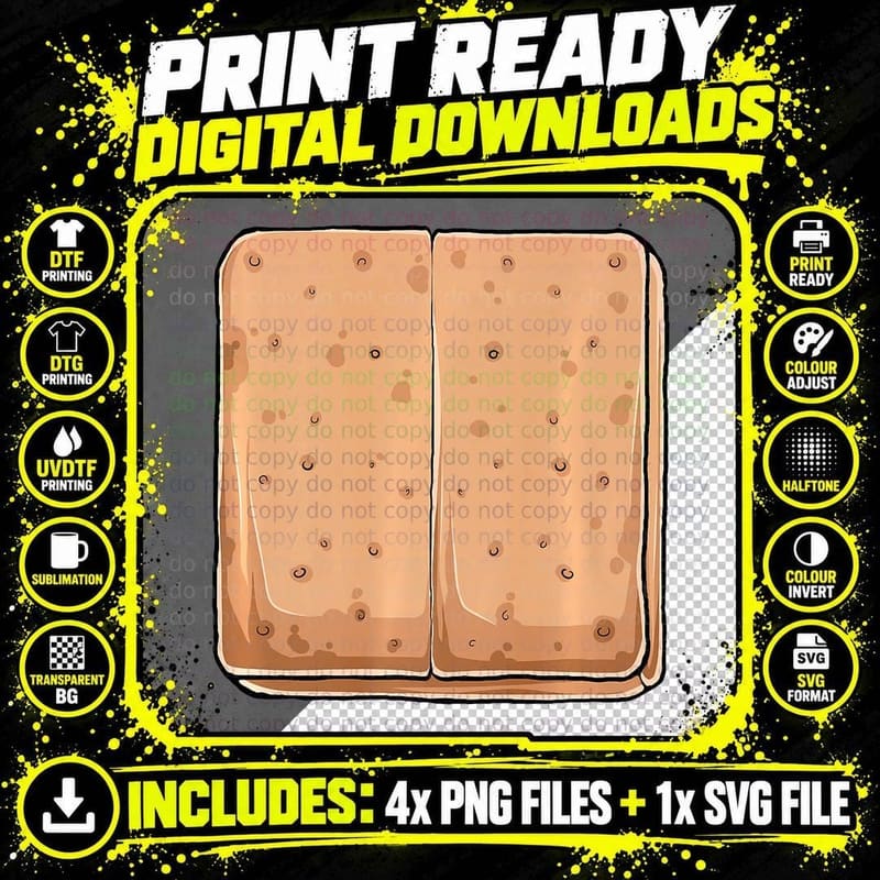 Graham Cracker S'mores Costume Group Camping Camp Fire Png SVG Digital Bundle