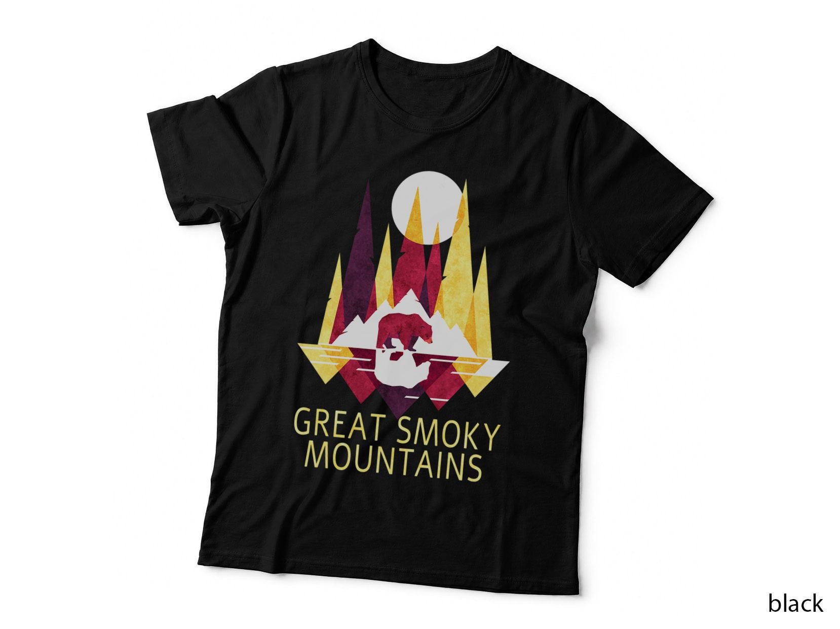 Great Smoky Mountains National Park Backpacking Camping T-Shirt