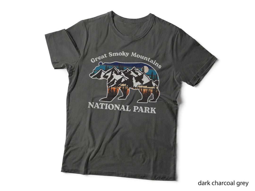 Great Smoky Mountains National Park Bear Hiking Souvenir T-Shirt