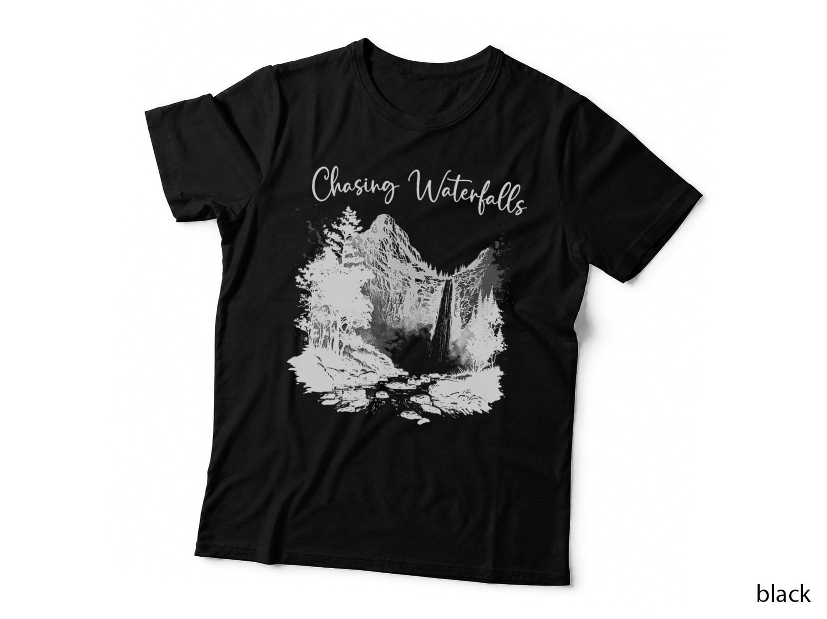 Hiking Chasing Waterfalls Hikers Nature Lover T-Shirt