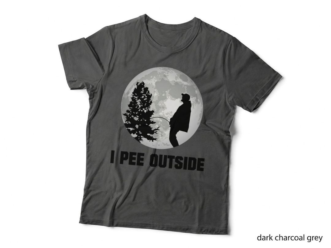 I Pee Outside I Love Peeing Outside Funny Camping T-Shirt