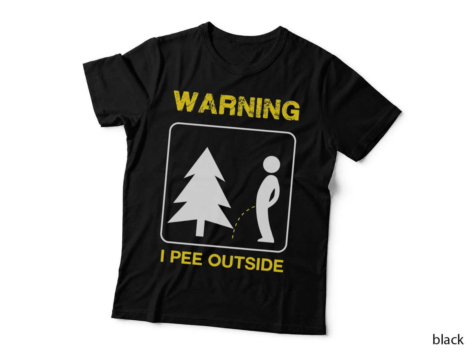I Pee Outside T Shirt - Camping Shirt T-Shirt