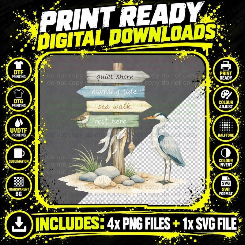 Island Life Tropical Vibes Surf Chill Summer T-Shirt Png SVG Digital Bundle