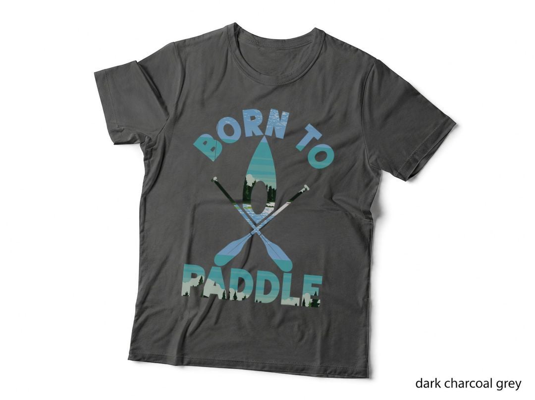 Kayak Kayaking Born to Paddle T-Shirt