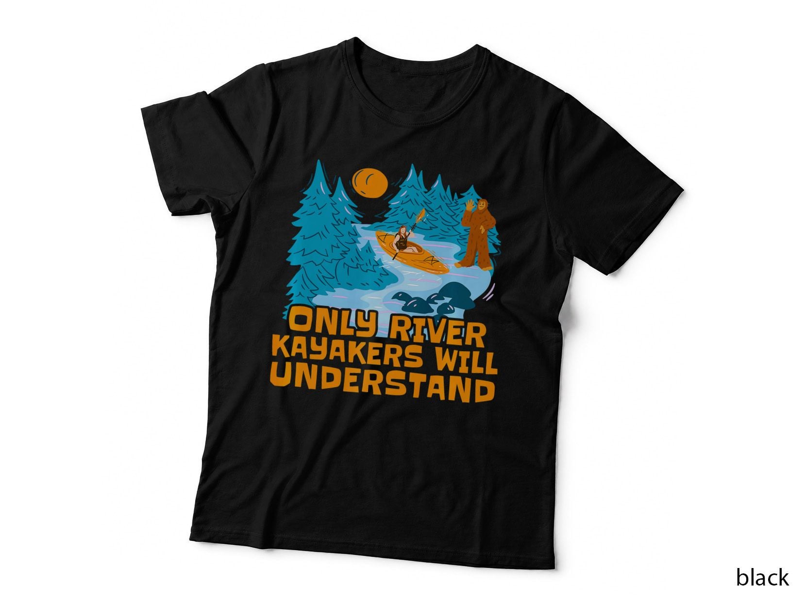 Kayaking Yak - Kayaker River Kayak Water Sport Paddle T-Shirt