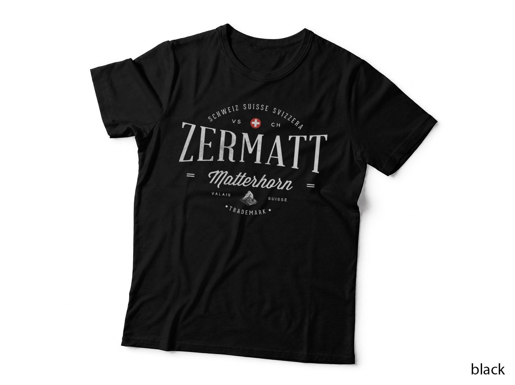 Matterhorn Zermatt Switzerland Hiking Mountaineering Holiday T-Shirt
