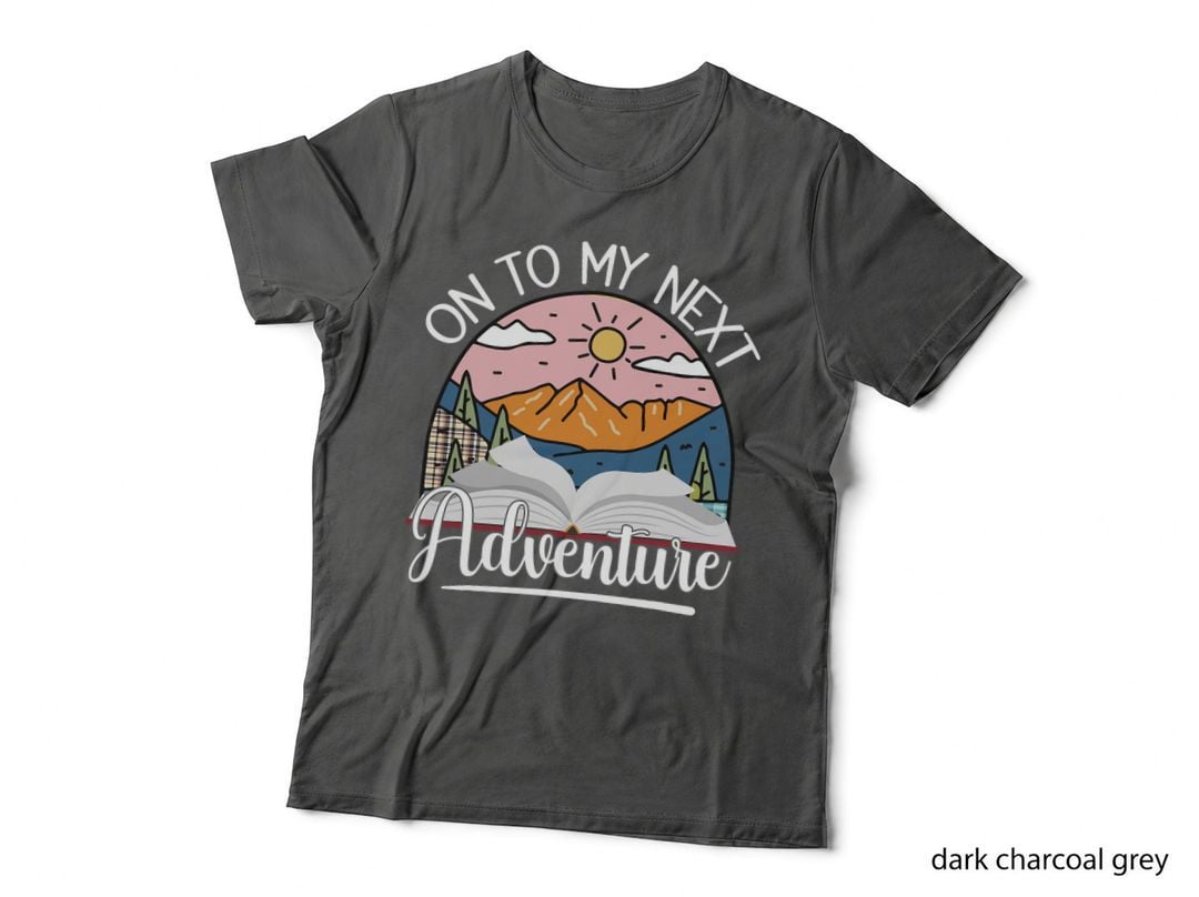 On to My Next Adventure Funny Summer Reading Men Women Kids T-Shirt