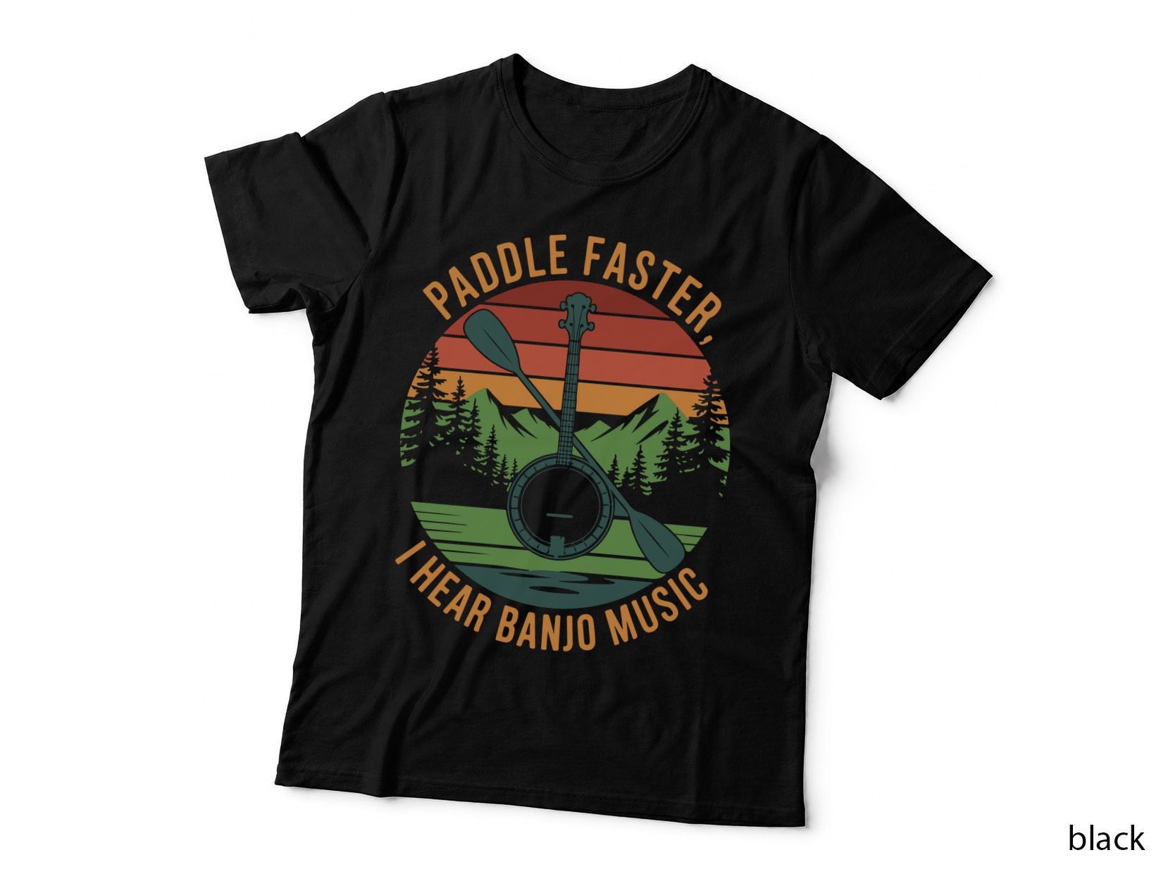 Paddle Faster I Hear Banjo Music Pickleball T-Shirt
